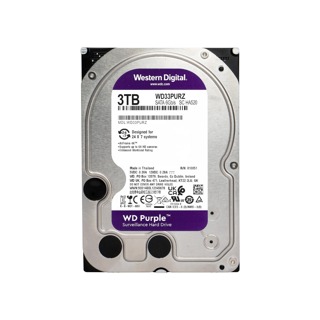 Western Digital WD Purple 3TB WD33PURZ (Surveillance) Hard Drive