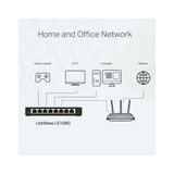 TP-Link LS108G 8-Port Gigabit Litewave Desktop Switch