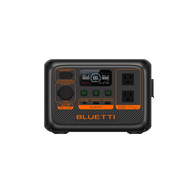 Bluetti AC2P 300W Power Station | 300W 230.4Wh – DynaQuest PC