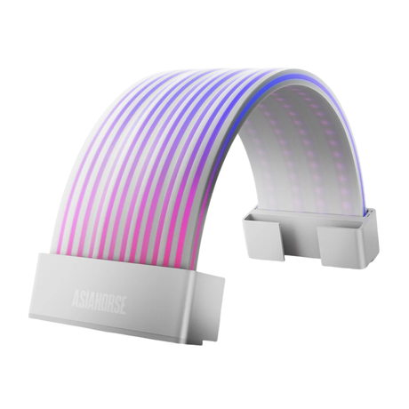 Asiahorse Aurora Pro ARGB 24PIN PSU Cable Cover (Black/White)