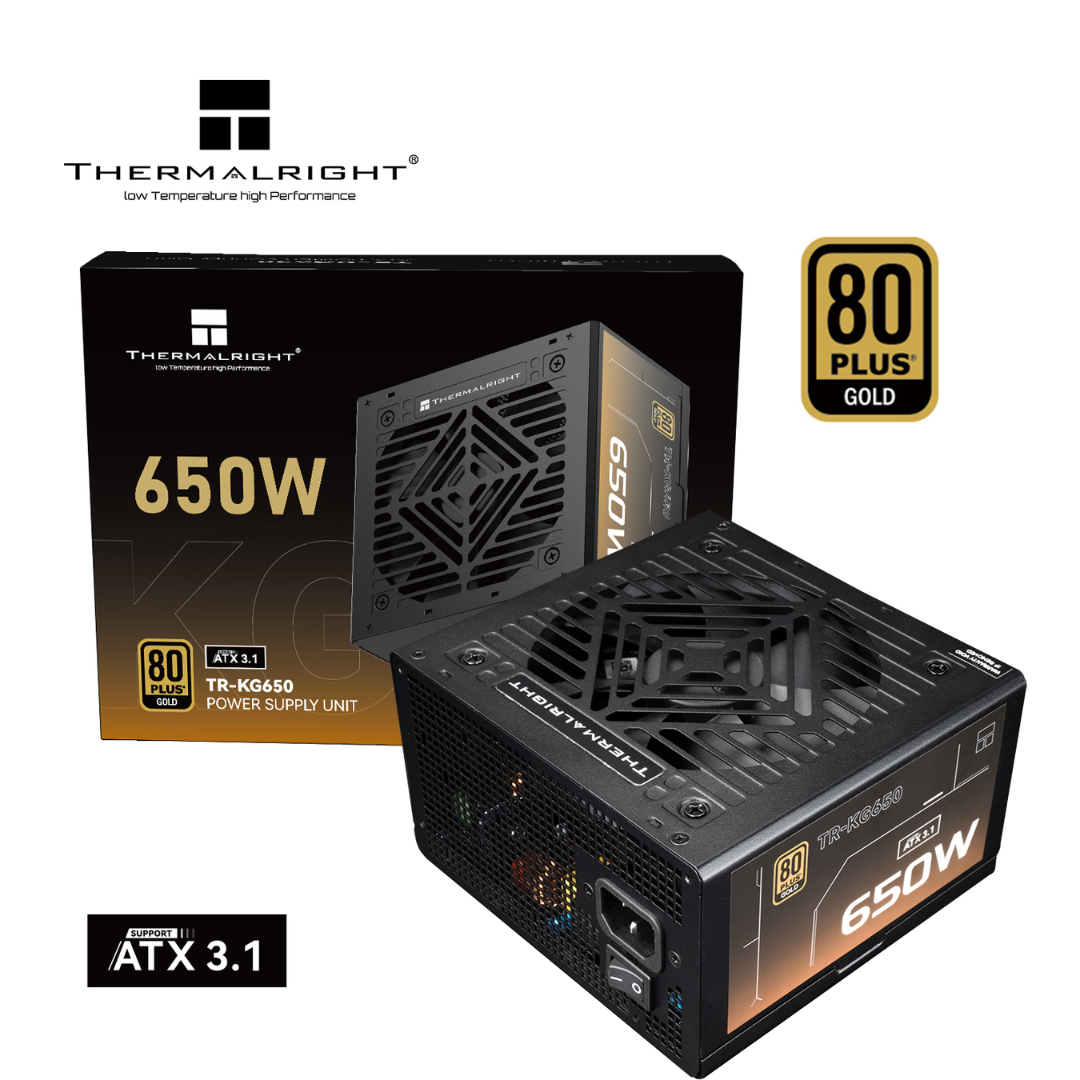 Thermalright TR-KG650 650W 80+ Gold ATX 3.1 Full Modular Power Supply ...