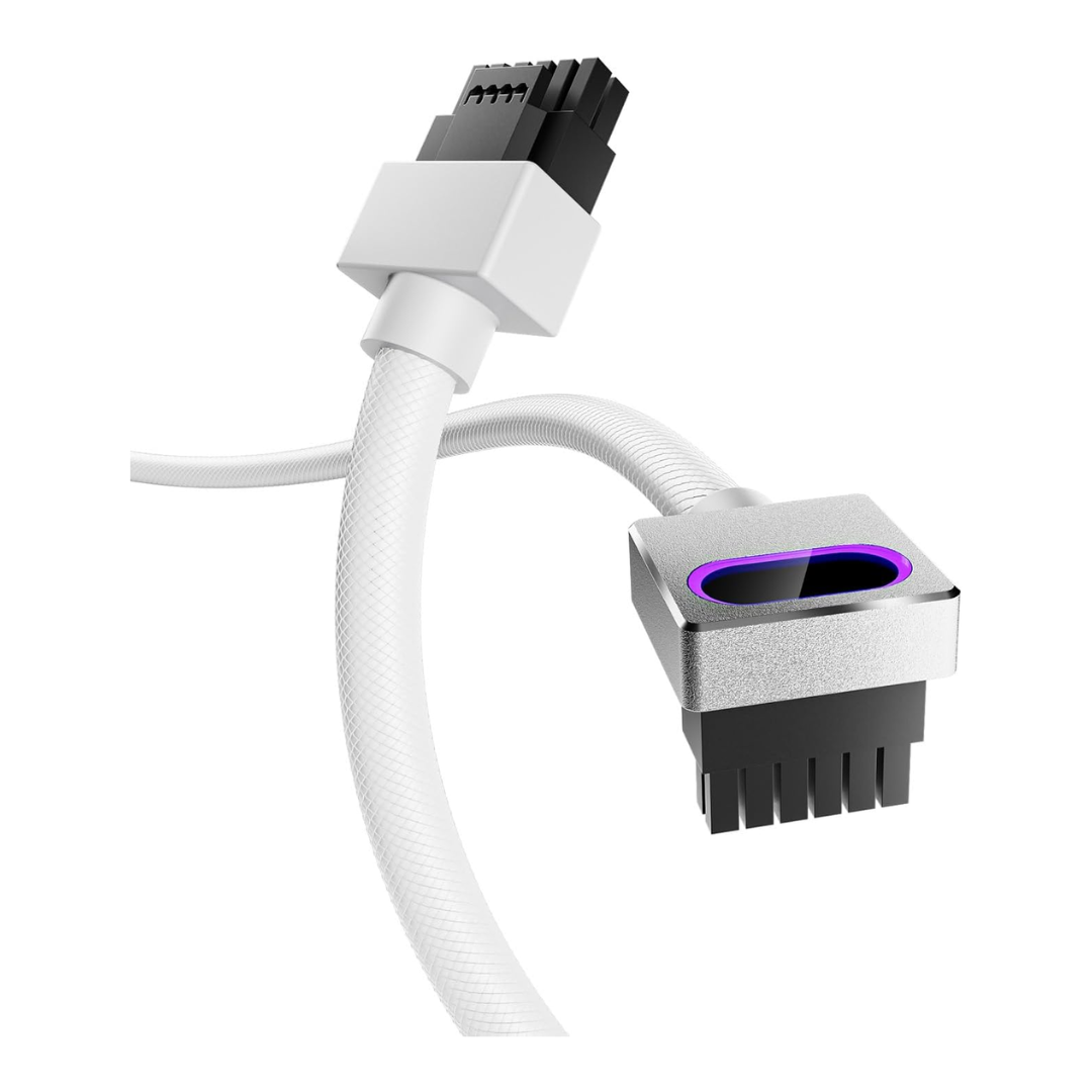 Asiahorse Hydrus ARGB PSU Replacement Cable 16PIN 50cm GPU ( Black | White )