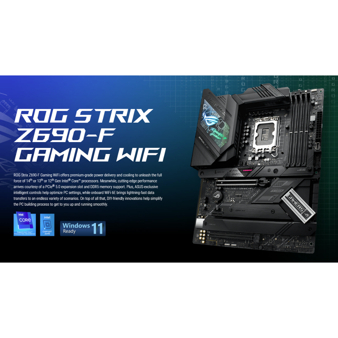 Asus ROG STRIX Z690-F Gaming WiFi DDR5 WiFi6 + BT LGA 1700 Motherboard