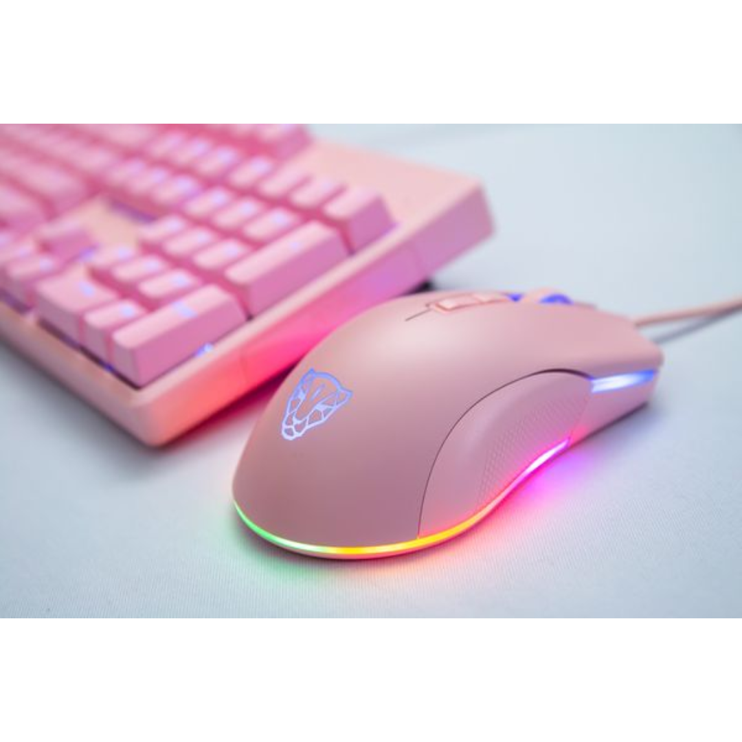 Motospeed CK700 Wired Mechanical ZEUS COMBO PINK Keyboard + Mouse