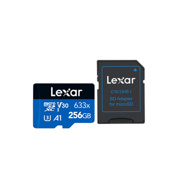 Lexar High Performance 633x SDXC CLASS10 Micro SD Card w/ Adapter