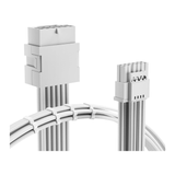 Asiahorse 12VHPWR PCIE 5.0 1-to-1 12+4/12+4PIN Cable Extension (Black/White)