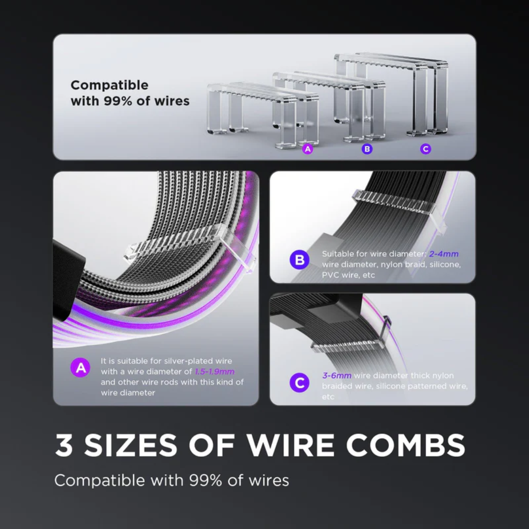 Asiahorse Aurora Pro ARGB 3*8PIN PSU Cable Cover (Black/White)