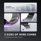 Asiahorse Aurora Pro ARGB 3*8PIN PSU Cable Cover (Black/White)