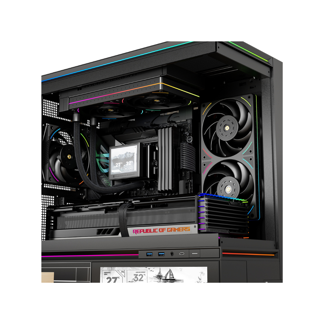 Thermalright TL-UB24 240MM Single Frame ARGB Fan (Black/White)