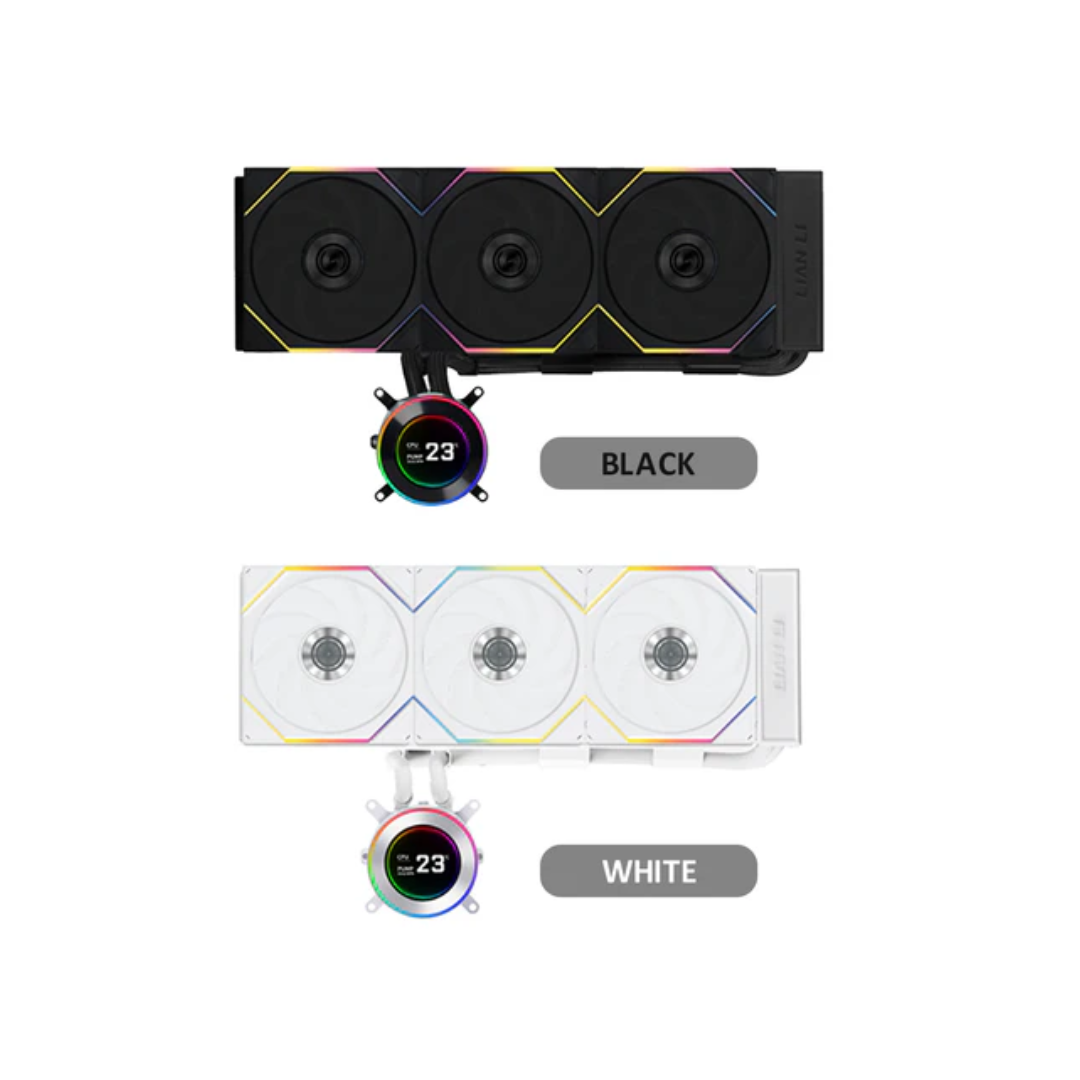 Lian Li HydroShift II LCD-C 360CL AIO Liquid Cooler (Black | White)