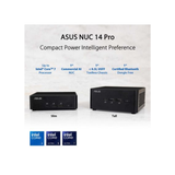 Asus NUC 14 Pro Tall - RNUC14RVHU700000I Ultra 7 155H Barebone System Mini PC