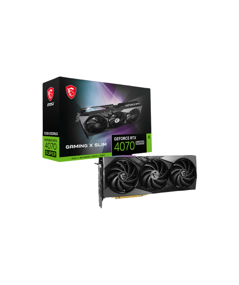 MSI RTX 4070 Super Gaming X Slim 12G 912-V513-631 – DynaQuest PC