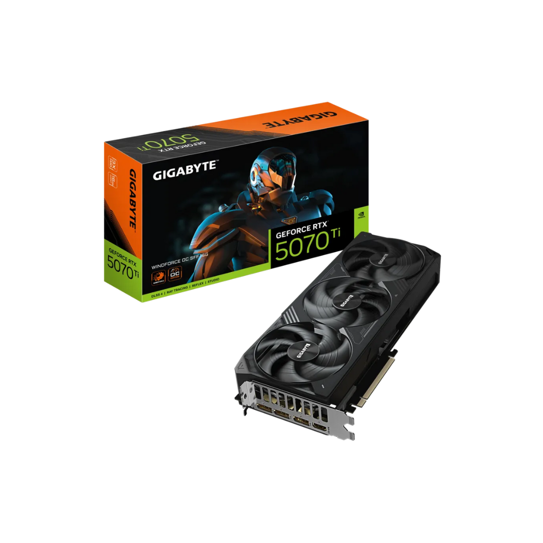 Gigabyte RTX 5070 TI Windforce OC SFF 16GB GV-N507TWF3OC-16G Graphics Card