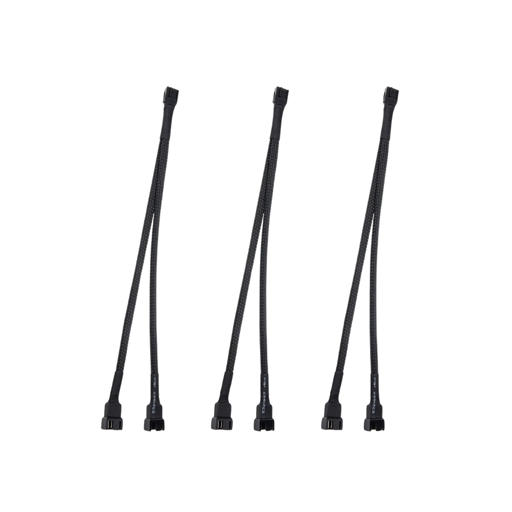 PWM TO 3 WAY 3pin / 4pin Power Fan Splitter Cable – DynaQuest PC