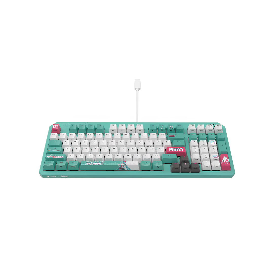 Asus TUF Gaming K3 GEN II RGB HATSUNE MIKU Keyboard RA09 ( switch: RED | BLUE )