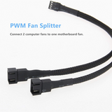 PWM TO 3 WAY 3pin / 4pin Power Fan Splitter Cable