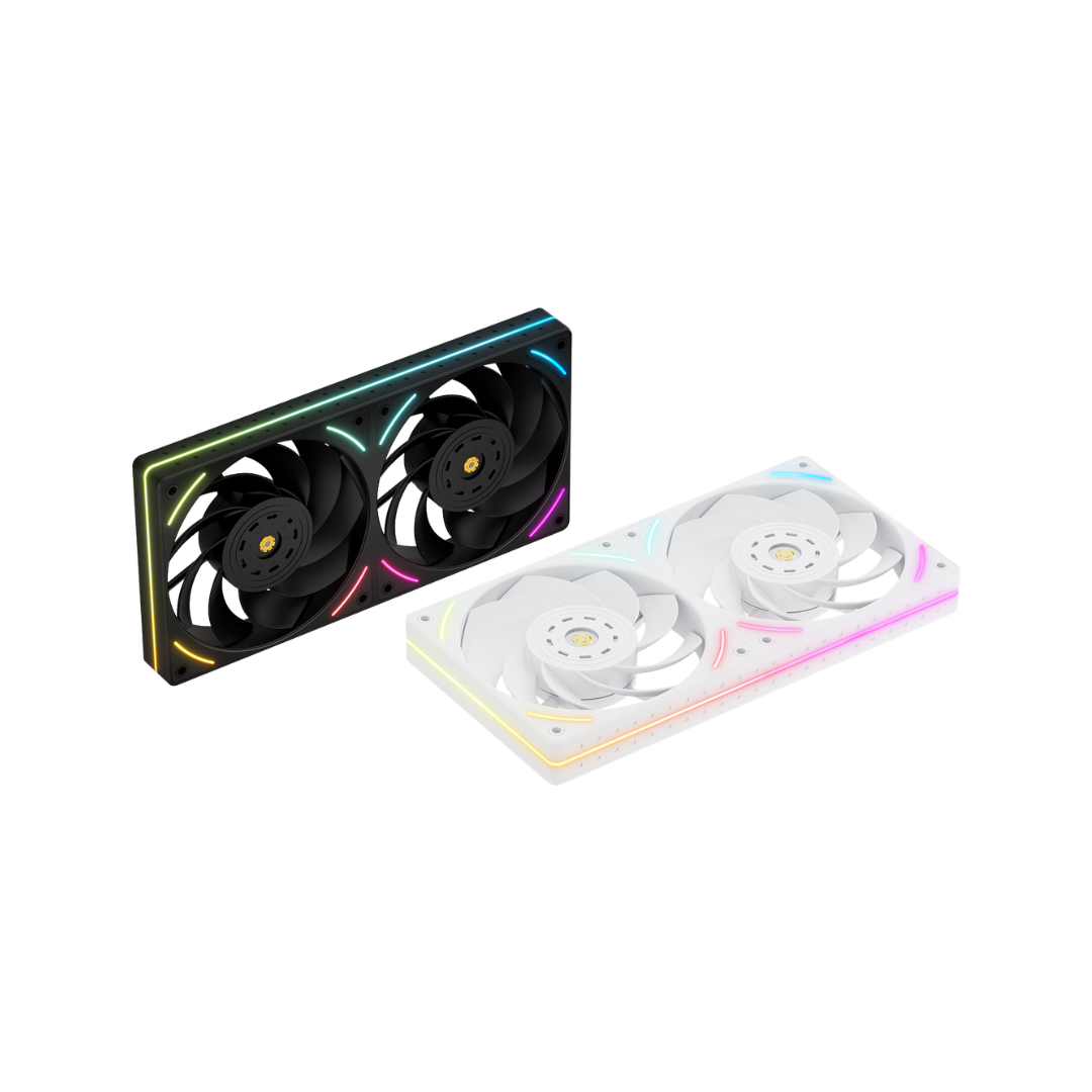 Thermalright TL-UB24R 240MM Single Frame ARGB Reverse Fan (Black/White)