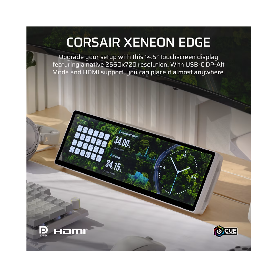Corsair Xeneon Edge 14.5" White LCD Touchscreen CC-9011311-WW
