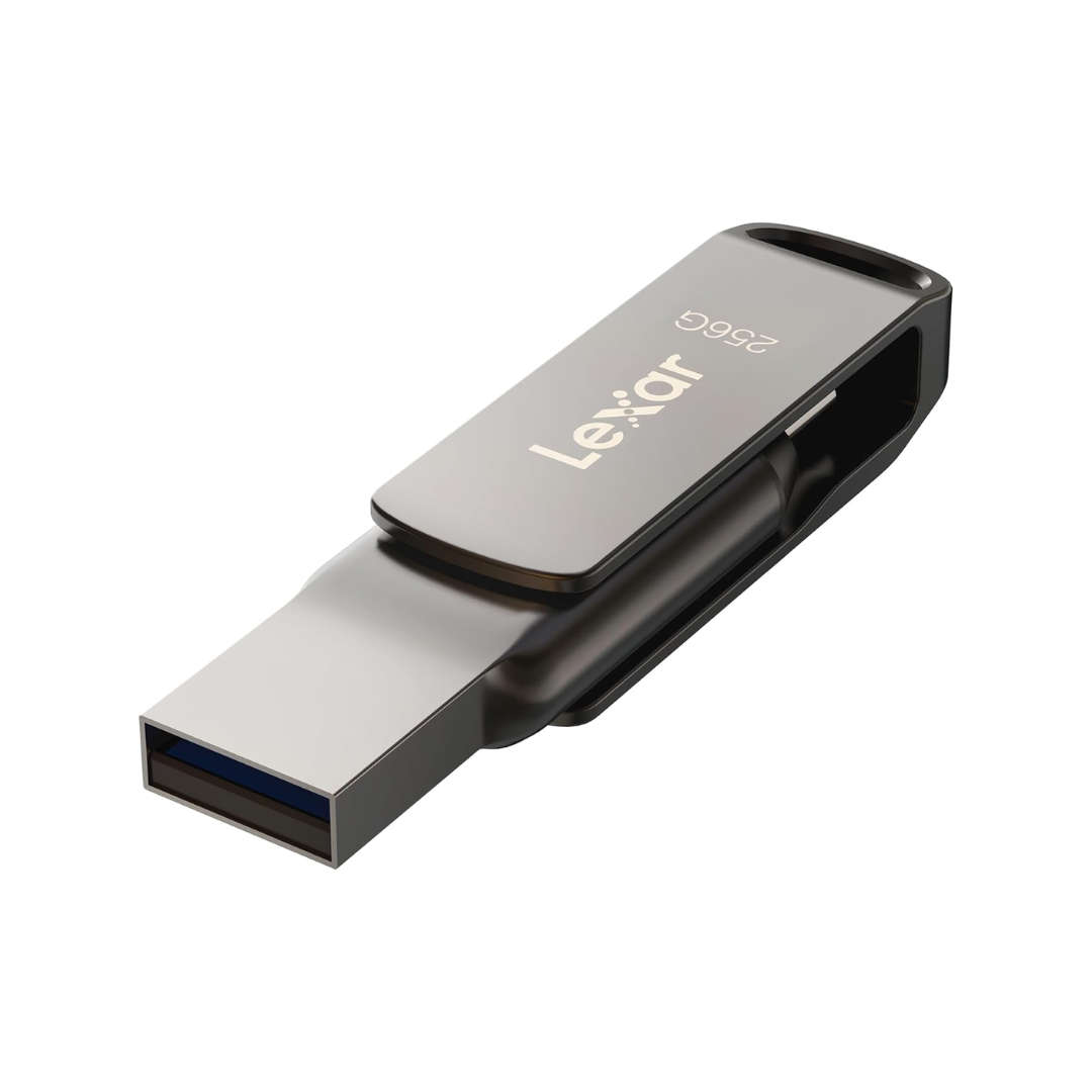 Lexar JumpDrive Dual Drive D400 32GB | 64GB | 128GB | 256GB USB 3.1 Type-C Metal Housing Flash Drive