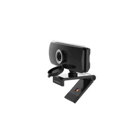 Cliptec RZW388 FHD 1080p Wide Angle Webcam Black