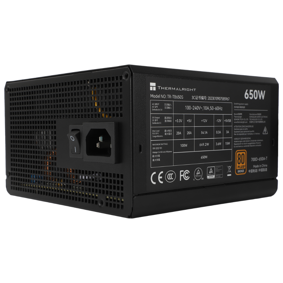 Thermalright ( TR-TB650S 650W / TR-TB750S 750W ) 80+ Bronze ATX3.0 Power Supply