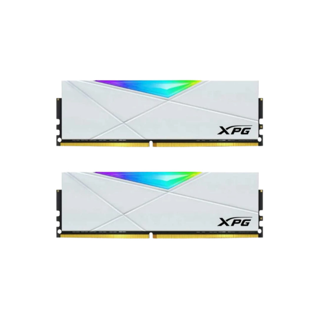 Adata XPG Spectrix D50 RGB 32GB 2X16GB DDR4 3600MHz White Desktop Memory AX4U360016G18I-DW50