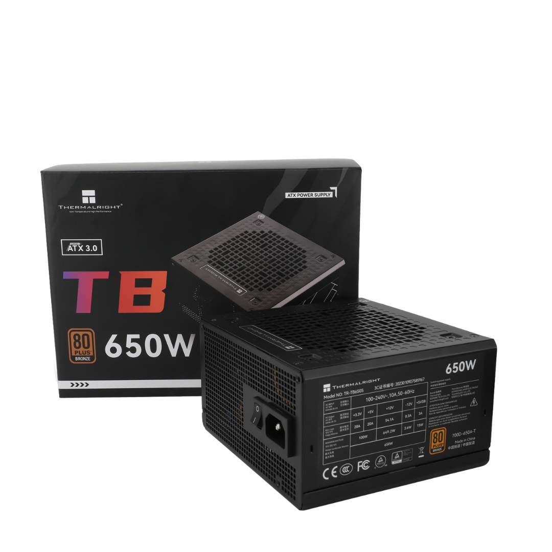 Thermalright ( TR-TB650S 650W / TR-TB750S 750W ) 80+ Bronze ATX3.0 Power Supply