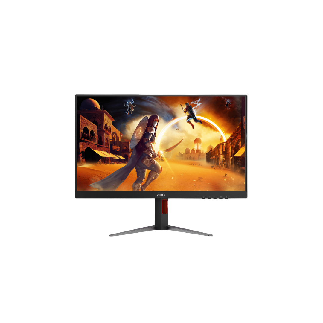 AOC Q27G4F 27" IPS 180Hz QHD (2560x1440) 0.5ms (MPRT) /1ms (GtG) G-Sync Compatible FastGaming Monitor (Black/Red)