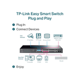 TL-SG1428PE 28-Port Gigabit Easy Smart PoE Switch with 24-Port PoE+