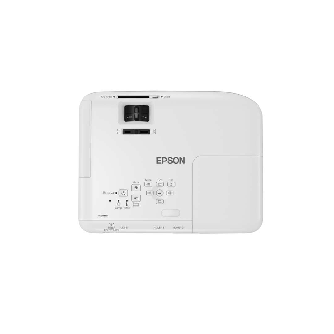 Epson EB-X52 XGA 3LCD Projector | 3LCD technology | 3,800 lumens | XGA resolution | Optional Wireless Capability