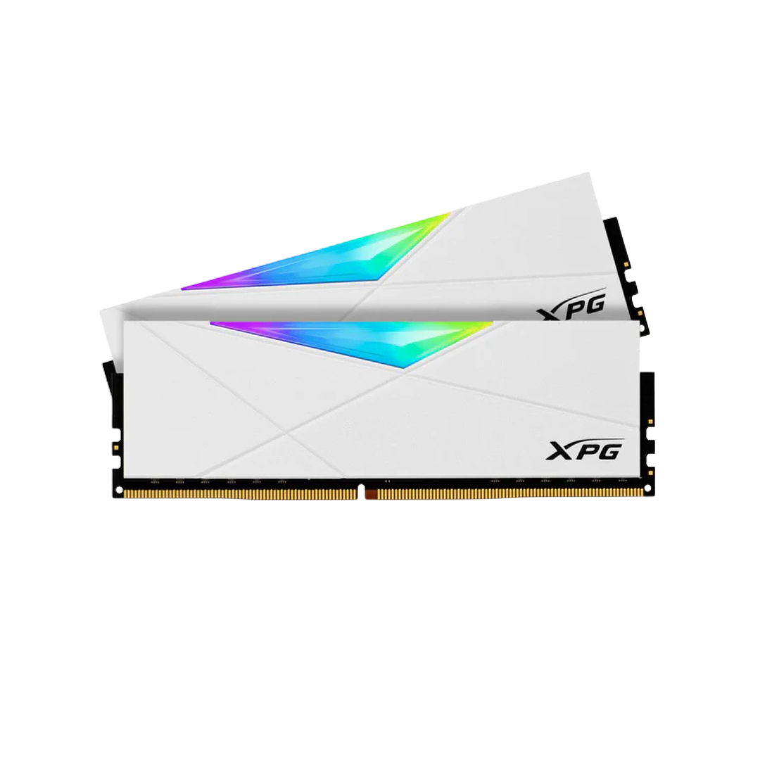 Adata XPG Spectrix D50 RGB 16GB Dual White DDR4 3200MHz PC4-35600 Memory AX4U32008G16A-DW50