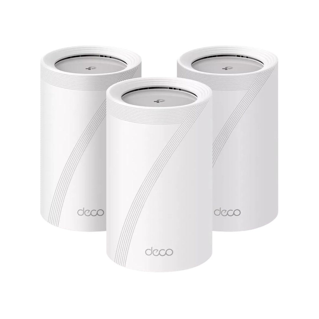 TPLink Deco BE65 (3-Pack) BE11000 Whole Home Mesh Wi-Fi 7 System