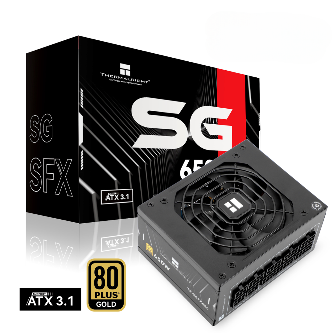 Thermalright ( TR-SGFX650 Black / TR-SGFX650-W White ) 650W 80+ Gold ATX 3.1 Full Modular Power Supply