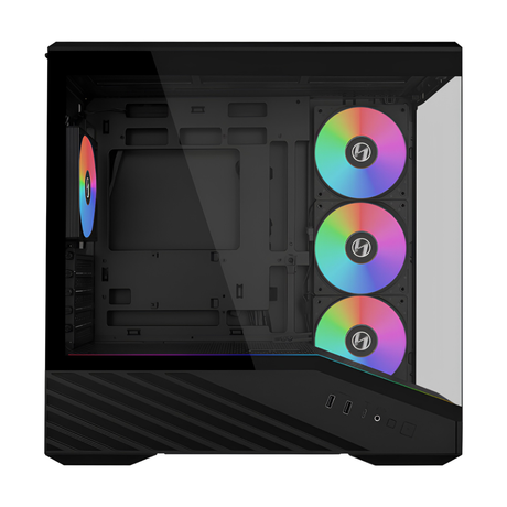 Lian Li Vector V100 Mini mATX TG PC Case Black