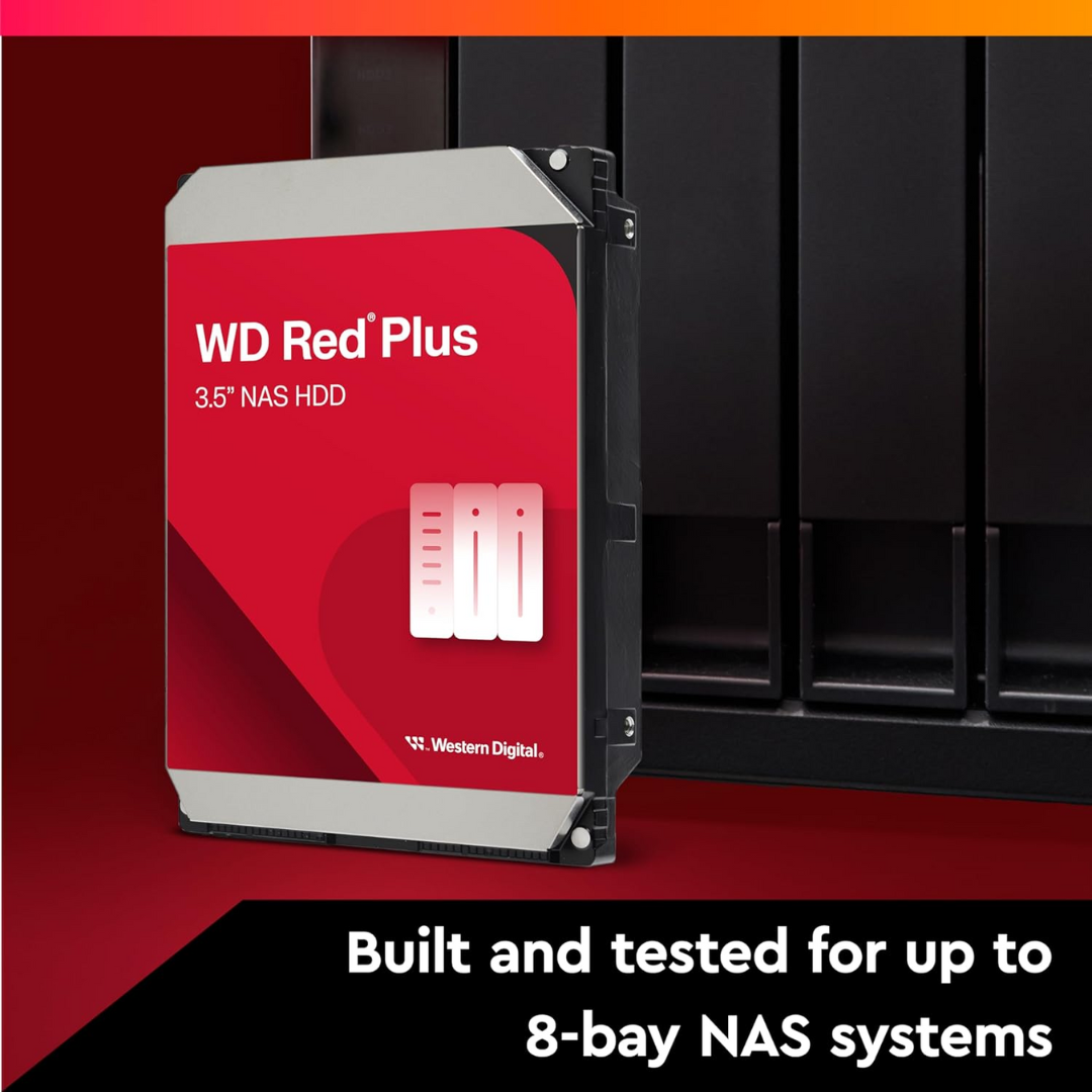 Western Digital WD Red Plus 12TB WD120EFBX NAS Hard Drive 3.5" (Pre Order)