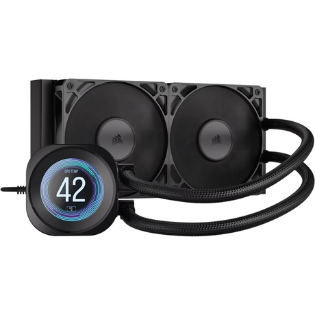 Corsair Nautilus 240 RS LCD 240mm Liquid CPU Cooler ( Black CW-9061031-WW | White CW-9061032-WW )