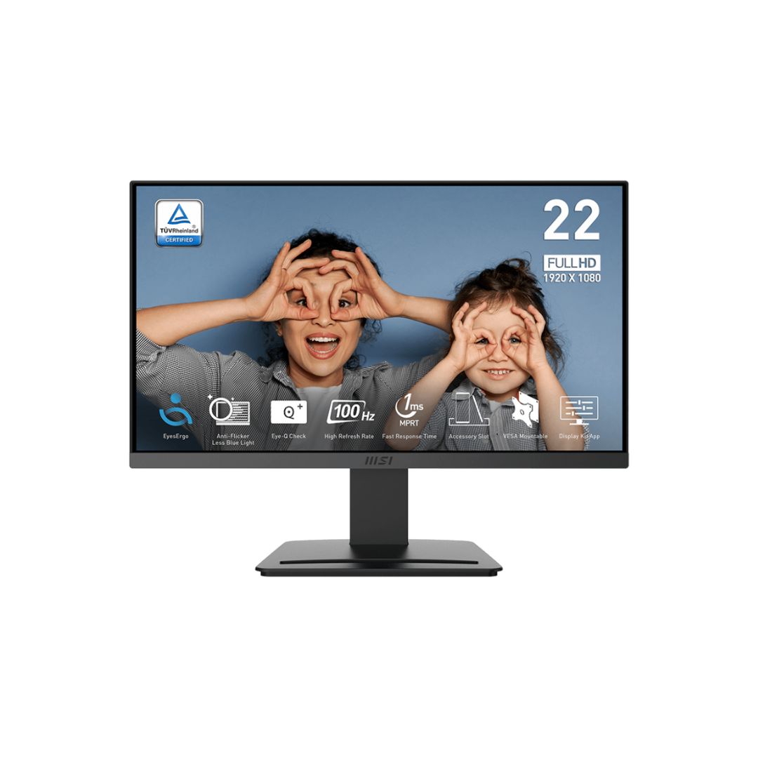 MSI Pro MP223 E2 21.45" VA 100Hz 1920X1080 vga/hdmi Professional Monitor