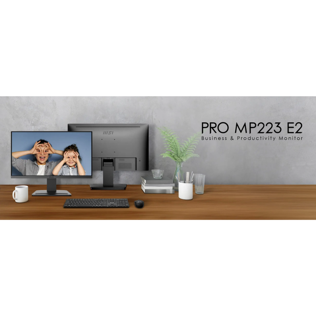 MSI Pro MP223 E2 21.45" VA 100Hz 1920X1080 vga/hdmi Professional Monitor