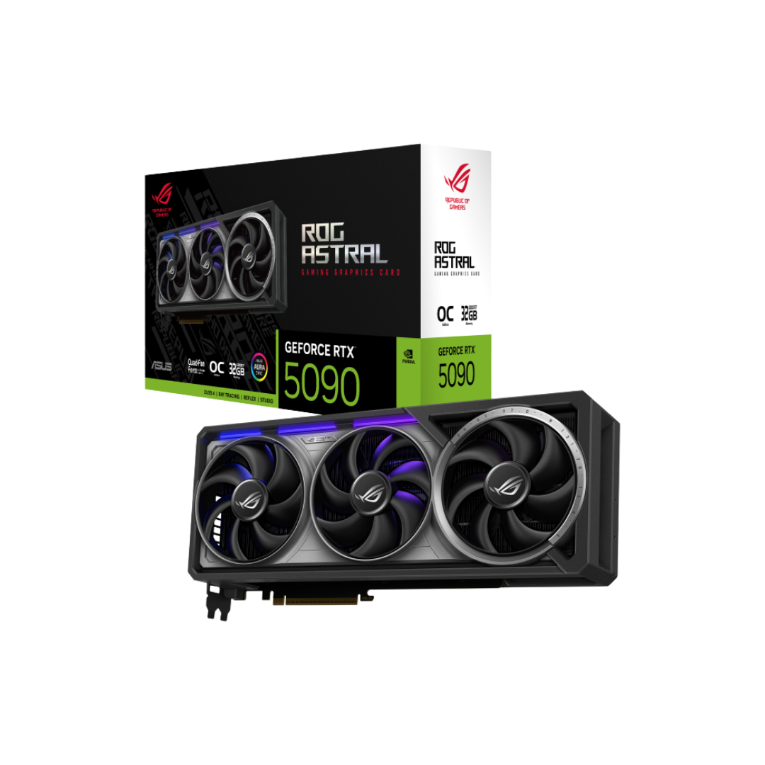 Asus ROG Strix Astral RTX 5090 OC 32GB ROG-ASTRAL-RTX5090-O32G-GAMING Graphics Card ( Must be purchase with Asus RYUO III 360 AIO Cooler )