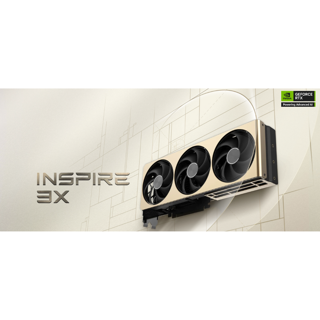 MSI RTX 5070 Inspire 3X OC 12GB GDDR7 Graphics Card