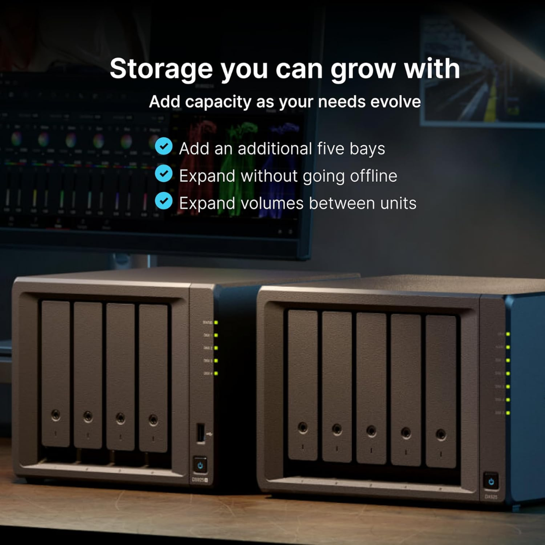 Synology DS925+ Diskless System 4-Bay NAS DiskStation