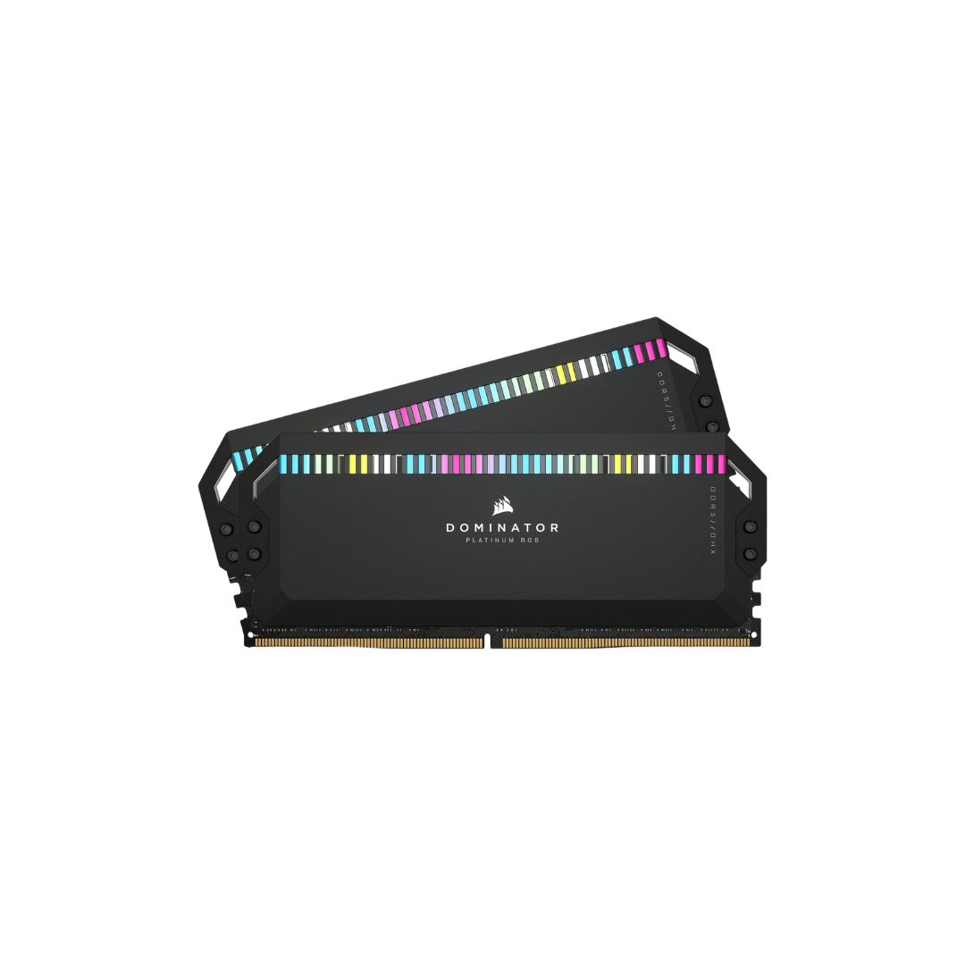 Corsair Dominator Platinum RGB 64GB 32Gx2 DDR5 6800MT/s CL40 Desktop Memory CMT64GX5M2B6800C40