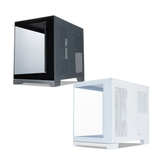 Tecware VXN Glow M TG ARGB Dual Chamber mATX Case + 3x120mm fan ( Black | White )