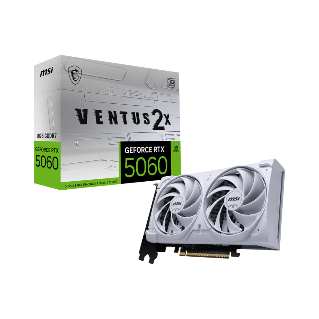 MSI RTX 5060 Ventus 2X White 8GB OC 912-V537-018