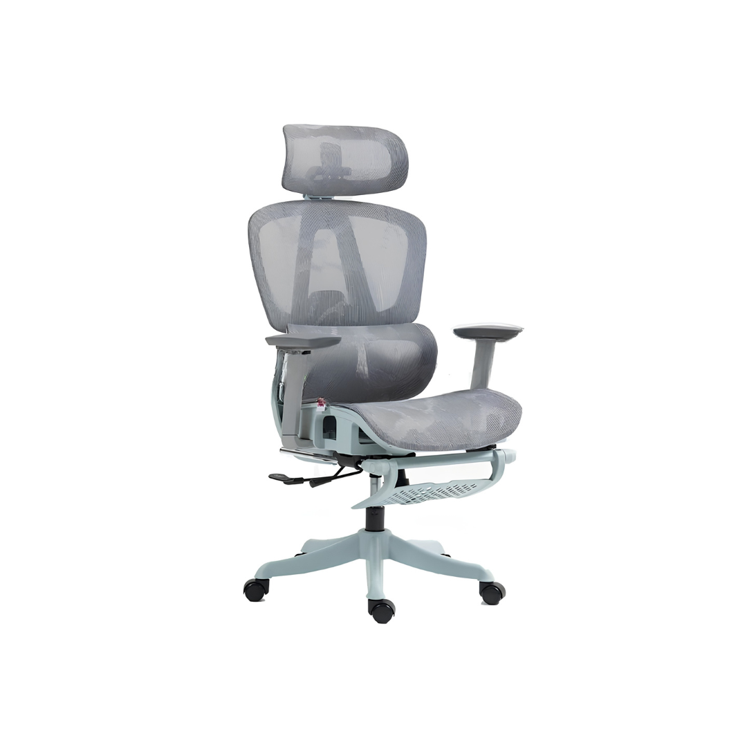 InPlay EF100-G V2 Grey Ergonomic Computer Chair with Footrest