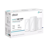 TPLink Deco BE65 (3-Pack) BE11000 Whole Home Mesh Wi-Fi 7 System