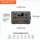 BLUETTI Premium 30 V2 600W Power Station  PR30V2-PH-GY-20