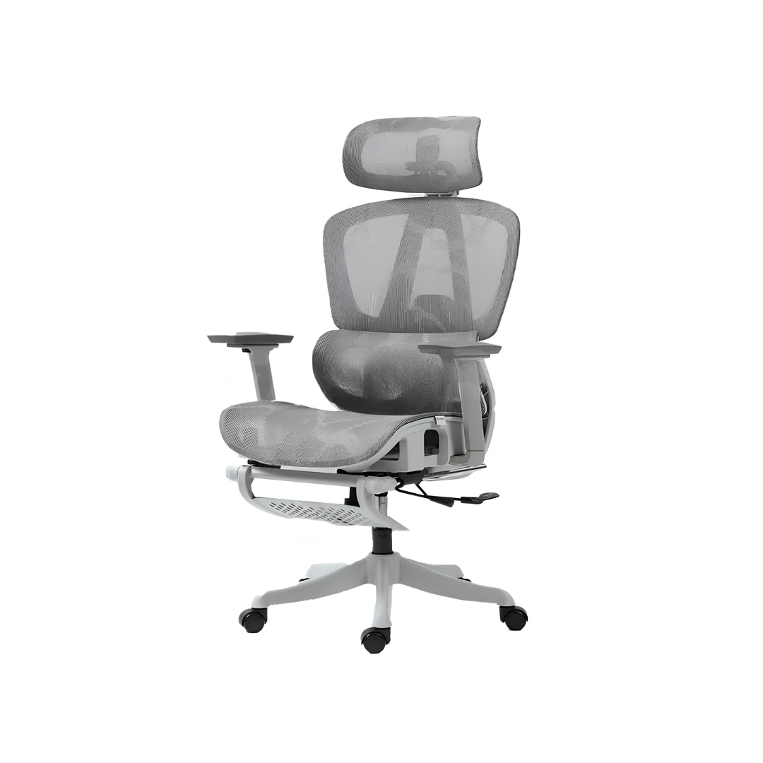 InPlay EF100-G V2 Grey Ergonomic Computer Chair with Footrest