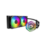 Cooler Master Masterliquid 240 Atmos Black ARGB 240mm Close-Loop AIO Liquid CPU Cooler MLX-D24M-A25PZ-R1