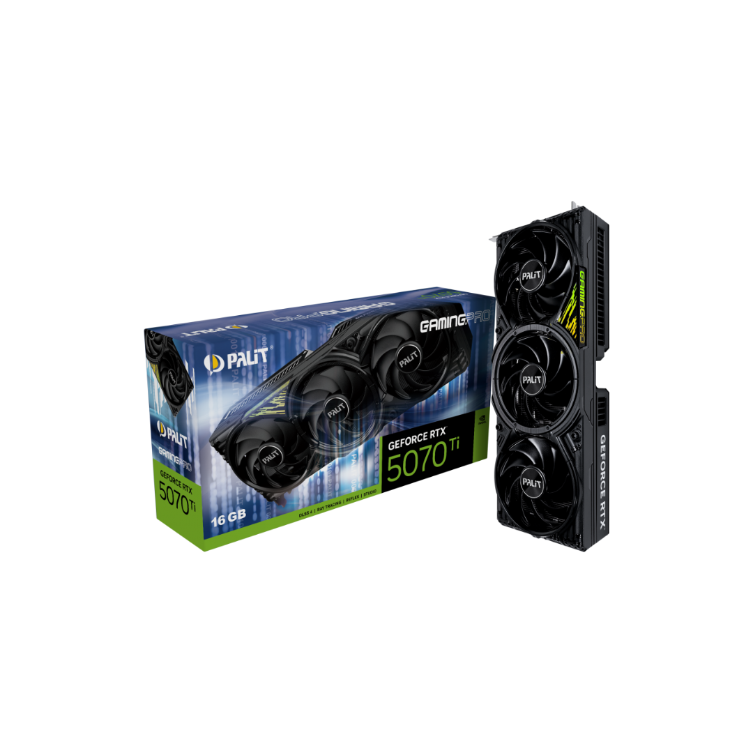 【新品未開封】PALIT RTX 5070 Ti GamingPro 16GB Palit GamingPro OC GeForce RTX 5070 Ti 16 GB Video Card